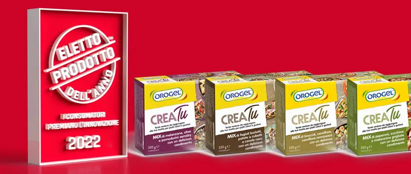 Prodotto Crea Tu di Orogel, sviluppato con processo Impact Innovation Lenovys