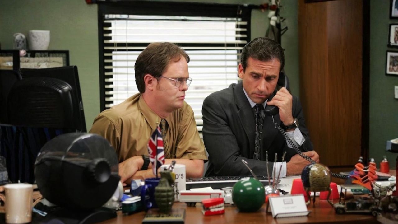 the office Dwitght Michael yesman